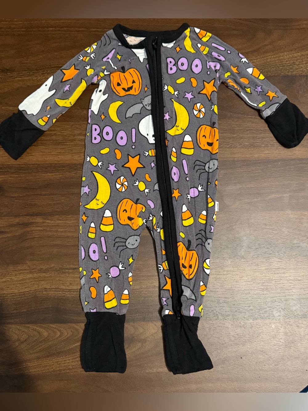 Baby girl little sleepies Halloween sleeper
